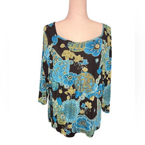 Y2K Boho Plus-Size No Boundaries Top 2X